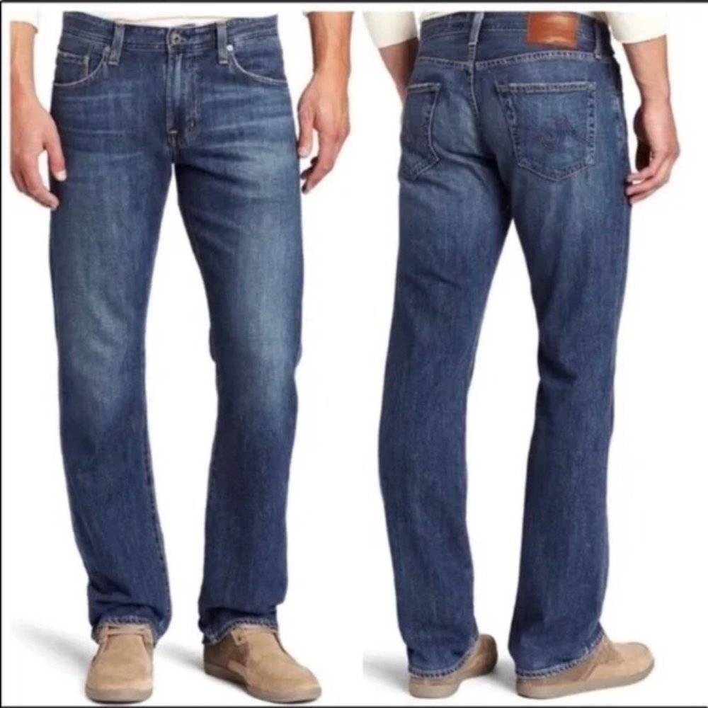 AG ADRIANO GOLDSCHMIED The Protege Straight Leg jeans stretch sz 40 Short